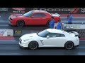 Hellcat vs nissan gtr drag racing nissangtr hellcat fastcars dragracing