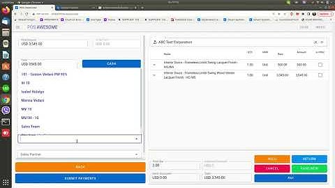 POS AWESOME added - "Sales Partner" field and its function