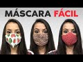 DIY Máscara feita a mão | Molde Grátis