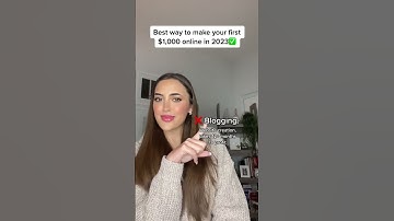Best way to make your first $1000 online in 2023 - Side Hustle 2023 Tips #shorts #shortsvideo