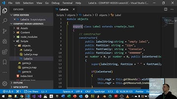 COMP397 - W2020 - Regular - Lesson 2 - Part 2 - Modules and Objects