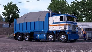 Twin Steer Cabover Dump Truck - Freightliner FLB - American Truck Simulator - ATS - screenshot 5