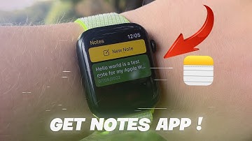 Hoe krijg je de Notities-app op je Apple Watch? Schrijf notities op je pols!