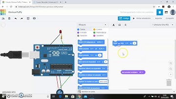 6. Arduino con tinkercad. Potenciómetro y led en analógico