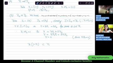 GATE 2025 Mathematics Solutions | Ideals and Chinese Remainder Theorem