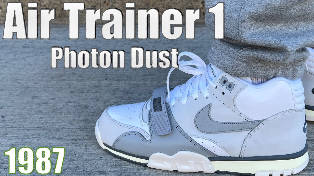 Nike Air Trainer 1 Review On Feet "Photon - YouTube