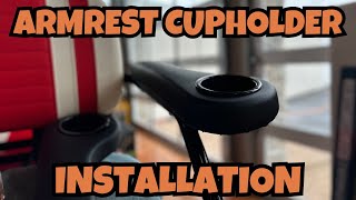 How To: Install Rhox Golf Cart Armrest Cupholders | Dean Team Golf Carts