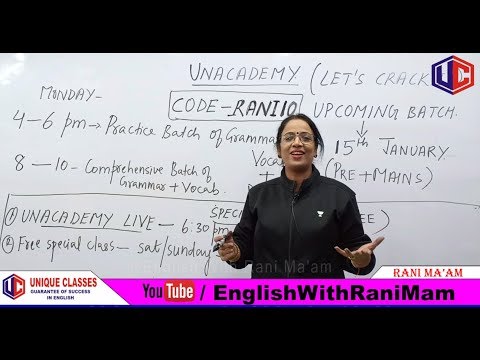 Free Online English Classes | Huge Discount !! Gift For You My Dear Students | English With Rani Mam