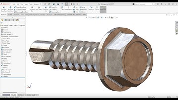 How To Design A Self Drilling Screw In SolidWorks