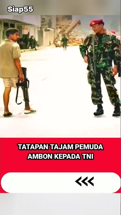 TATAPAN TAJ4M  PEMUDA AMBON #tni #ambon #shorts