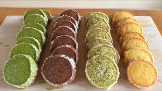 卵ひとつで4種類♡ディアマンクッキーの作り方 french fiamond cookies recipe