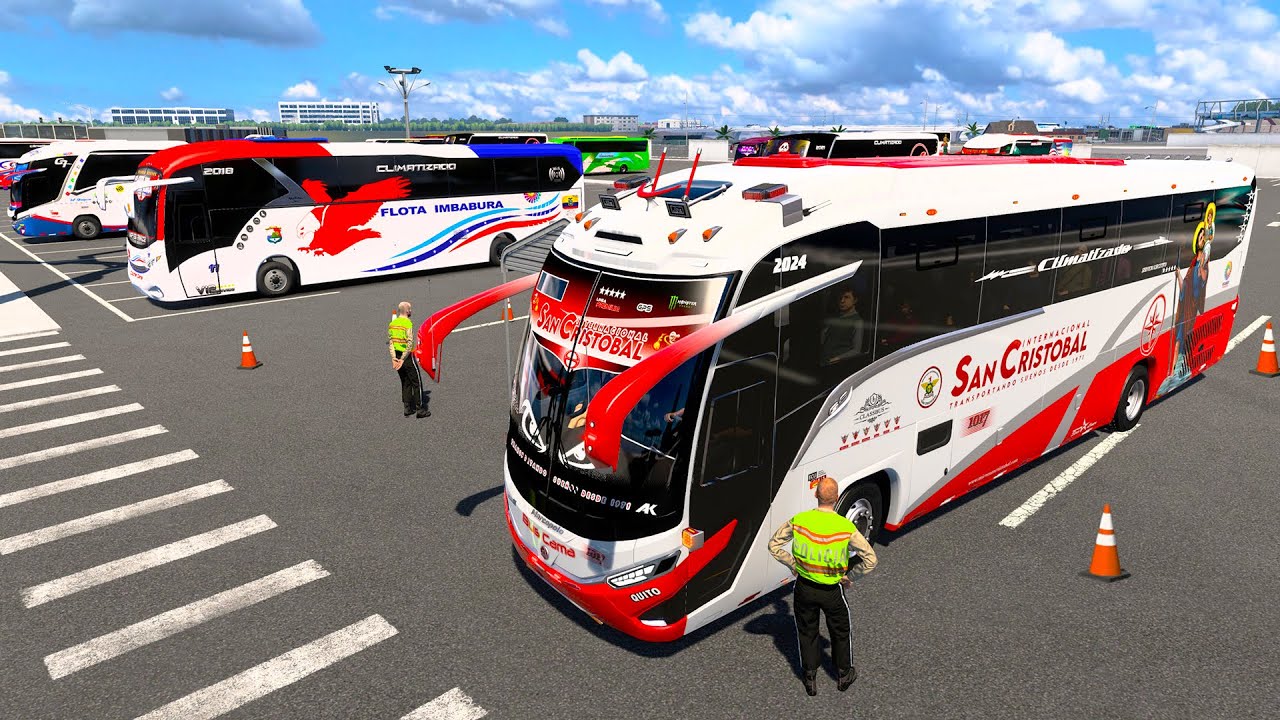 Terminal De Guayaquil A La Concordia En El Bus San Cristobal Alme G8 American Truck Simulator