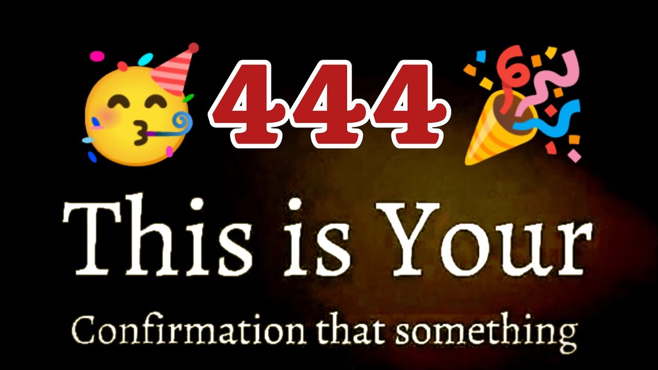 444 Это ваше подтверждение того, что что-то 🥳 Послание Бога сегодня 🤗 Послание Вселенной сегодня 🤗