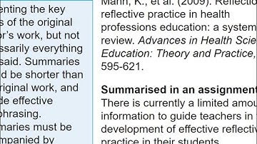 Summarising: the best way to make your work original