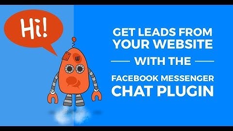 Facebook Customer Chat Plugin - A Messenger Chat Plugin for Your Website