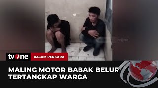 Dua Pelaku Curanmor Babak Belur saat Aksinya Kepergok Warga | Ragam Perkara tvOne