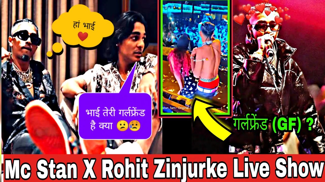 MC STAN AND ROHIT ZINJURKE LATEST LIVE PERFORMANCE IN PUNE SHOW⭕MC STAN PUNE SHOW ROHIT ZINJURKE BT😍