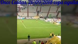 Penales once Caldas bs santa Fe 26/09/2018