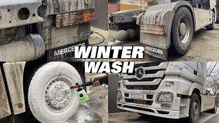 Muddy Truck Wash | Dirtiest Mercedes Actros EVER! | INSANE Truck Exterior Detailing