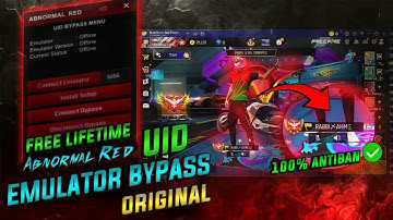 UID EMULATOR BYPASS💻📲 | PERMANENTLY FREE | FREE FIRE UID EMULATOR BYPASS | 100% ANTIBAN PC BYPASS✅