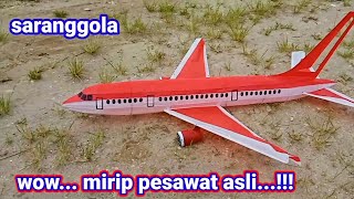 tutorial cara membuat layangan pesawat agar mudah terbang