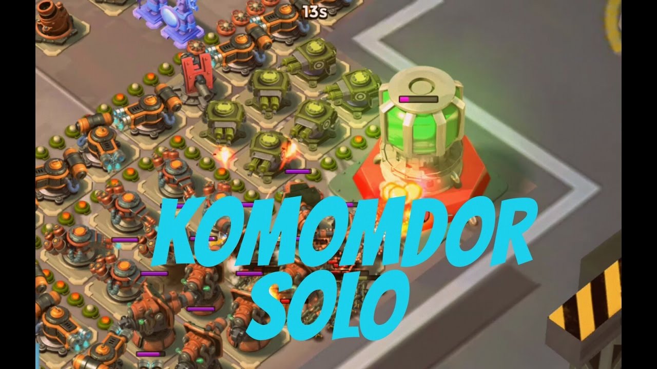 Boom beach komondor solo TF operation YouTube
