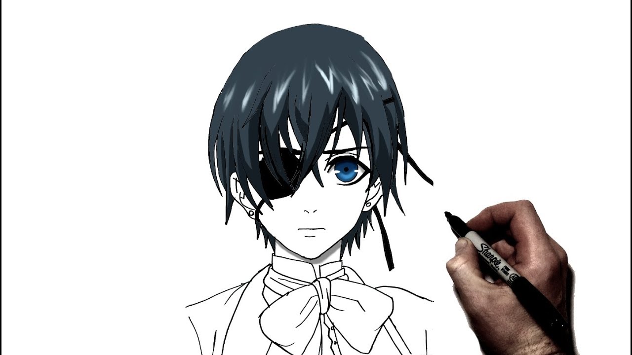 black butler ciel drawings