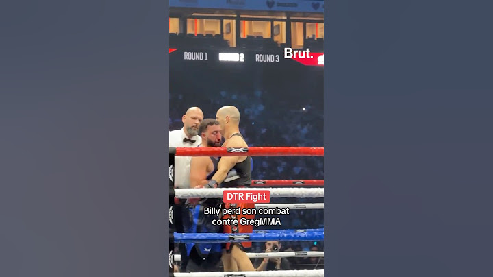 Billy perd son combat contre Greg, combattant de MMA au DTR Fight.