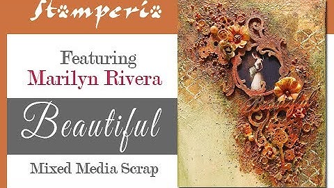 Beautiful: mixed media canvas tutorial