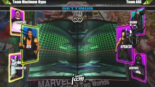 Team Maximum Hype vs Team AGE - UMvC3 Teams - Summer Jam 6