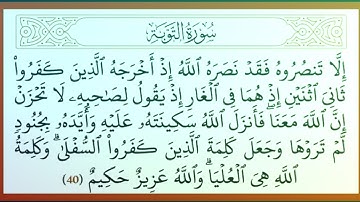 إلا تنصروه فقد نصره الله بصوت الشيخ ماهر المعيقلي تلاوة رائعه جداً😍👍