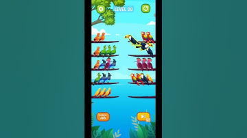 Bird Sort Puzzle Level 20 Gameplay Android IOS