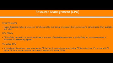 VMware vSphere DataCenter Series - Resource Management using Network