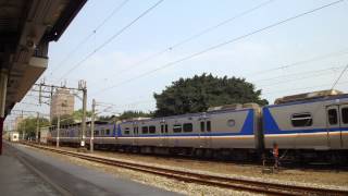 20120404 EMU600進新竹站+EMU700入新竹機務段