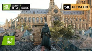 8K] Assassin's Creed 1 Remastered 2023 Redone Textures Ray Tracing GI Ultra  Reshade Mod RTX 4090 