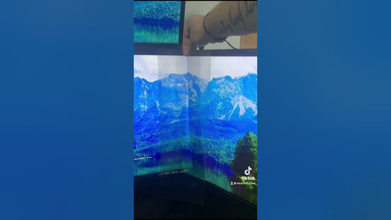Bezel hider monitor diy YouTube