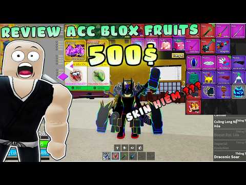 ( Blox Fruits ) Review Acc 1 Củ Skin Hiếm Và Trái Vĩnh Viễn có gì ?☠️ #bloxfruits #roblox