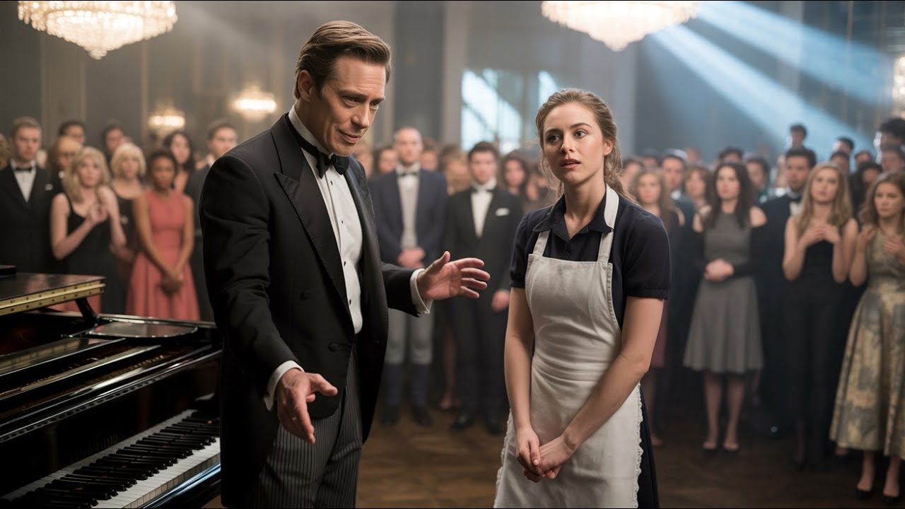 Rich Man Dares a Waitress to Play Piano — What She Did Stunned Everyone...