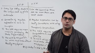 13 Difference between DFA & NFA & Conversion of NFA to DFA