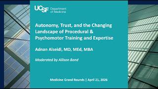Autonomy, Trust, and the Changing Landscape of Procedural Training and Expertise