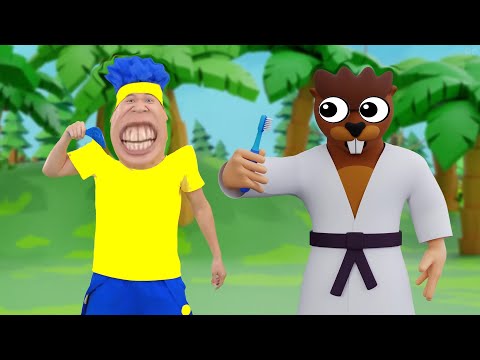 D Billions Song | Trrr-Ra-Ta-Ta With Hippo, Loko x Monkey! | Troll I Don't Draw Parody Megaremix