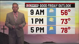 Breezy but Summer-like Good Friday