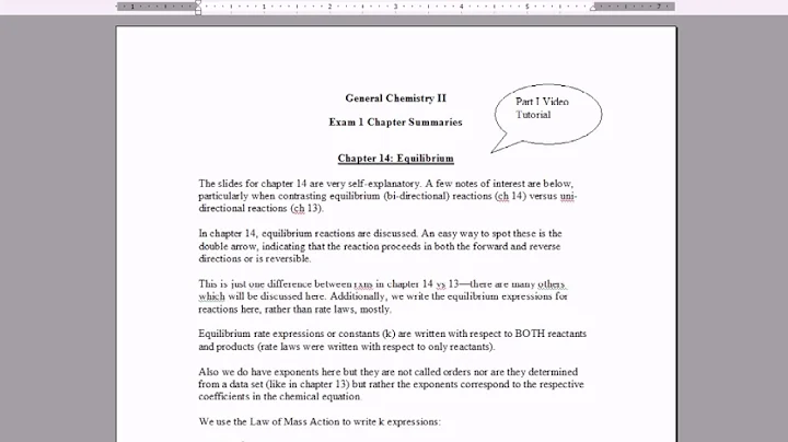 Introduction to Equilibrium (Equilibrium K Expressions, Law of Mass Action)