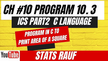 Program 10.3 ch10 ics computer sicnece IT series book 12th class comoputer science  /stats rauf