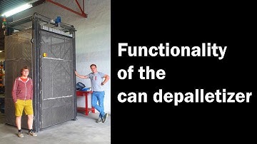 Functional overview of the can depalletizer | Showcase