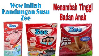 Download lagu REVIEW SUSU ZEE | KANDUNGAN SUSU ZEE DAPAT MENAMBAH TINGGI BADAN ANAK | SUSU PERTUMBUHAN ANAK