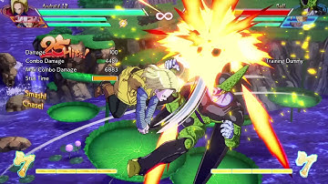 DRAGON BALL FighterZ A18 Combo With A21 Assist