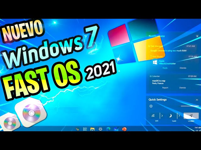 ⚡El NUEVO Windows 7 2021 REMASTERIZADO / Nueva VERSION Fast OS 7 Más OPTIMIZADO! class=