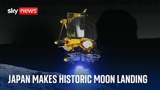 Japan makes historic moon landing but mission remains up in the air