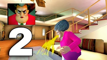 Scary teacher 3D- Gameplay walkthrough part 2 breakfast (android, mobile, Ios)